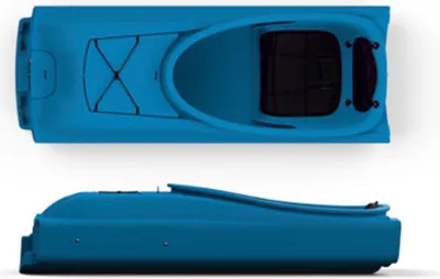 Produktbild von Natseq Extra Mittelteil Extraelement Modul Kajak Erweierung Solo zu Tandem Farbe:Blau