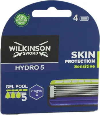 Produktbild von Wilkinson Hydro 5 Skin Protection Sensitive Ostrza, 4 sztuki