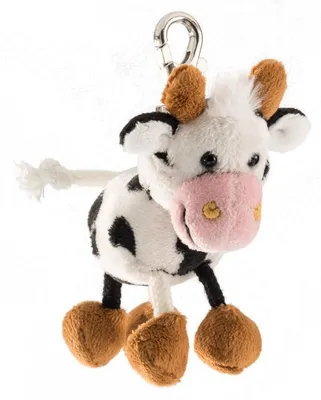 Produktbild von Schaffer Schlüsselanhänger Kuh 11 cm schwarz/weiß
