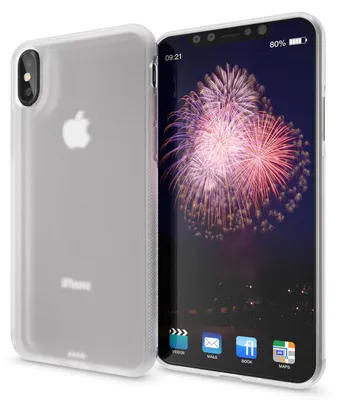 Obrázek produktu pro NALIA pouzdro pro Apple iPhone X XS, protiskluzové pouzdro Ochranný kryt Silikonové pouzdro Matné průhledné