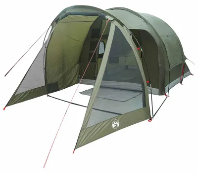 Image de vidaXL Tente-abri Olive Vert, 488 x 244 x 183 cm, polyester et acier