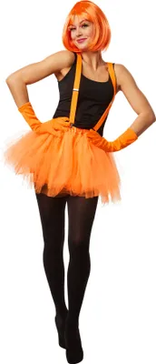 Produktbild von Tutu Tüllrock mit Hosenträger - orange, S/M