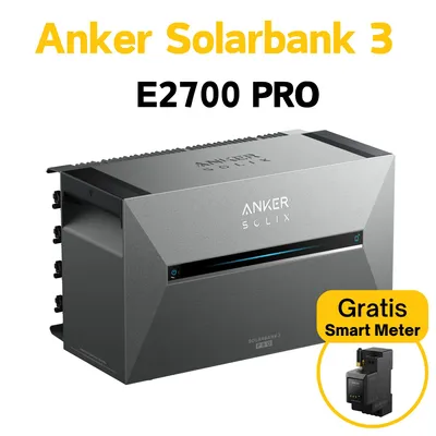 Produktbild von Anker SOLIX Solarbank 3 E2700 Pro Balkonkraftwerkmit Smart Meter und Smart AI Eigenschaften,mit Energiespeicher 2.688kWh