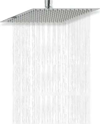 Immagine prodotto di Soffione doccia quadrato in acciaio ZERRA