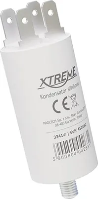 Immagine prodotto di Condensatore per motore Xtreme (6 µF, 450 V CA, connettore)