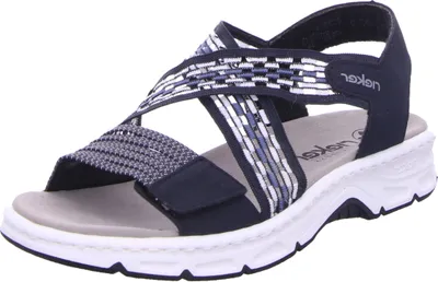 Produktbild von rieker Damen Trekkingsandale Sandalette blau 36