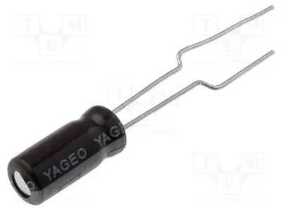 Produktbild von 10x Kondensator: elektrolytisch Ø8x11mm 35VDC 220uF THT 20% SE035M0220A3F-0811 El