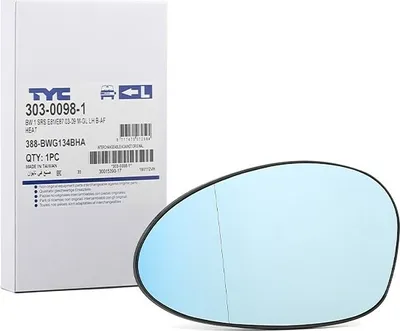 Produktbild von TYC Spiegelglas Außenspiegel Links für BMW 3 Touring (E91) Asphärisch Beheizbar Getönt 303-0098-1