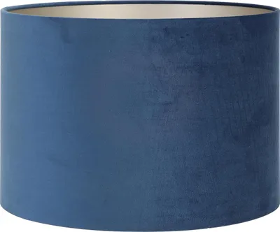 Produktbild von Light & Living - Lampenschirm VELOURS - Ø30x21cm - Blau