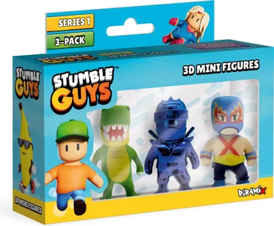 Immagine prodotto di Orbico Stumble Guys 3D Mini Figure 3 Pezzi