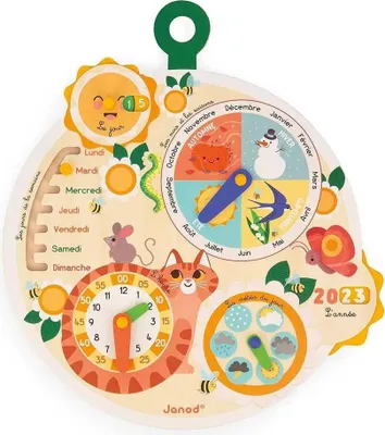 Produktbild von Janod Zeitrad Orange  Orange One Size