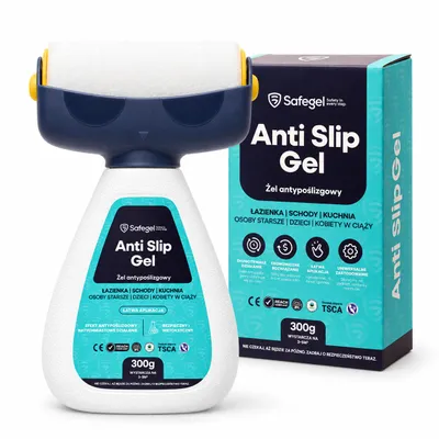 Produktbild von Safegel Anti-Rutsch-Gel für Fliesen 300 g, verbessert die Rutschhemmung auf nassen Oberflächen, Bad, Küche, Treppen