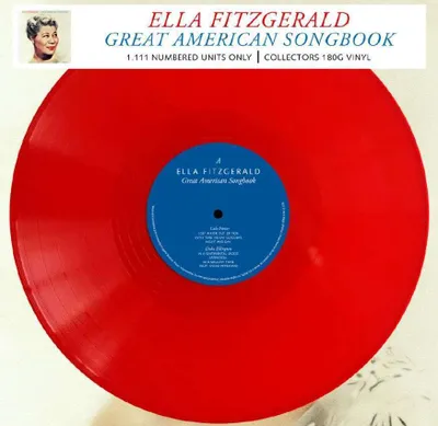 Produktbild von Ella Fitzgerald (1917-1996): Great American Songbook (180g) (Limited Numbered Edition) (Red Vinyl) - - (LP / G)