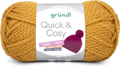 Produktbild von Gründl Wolle Quick and Cosy 150 g curry