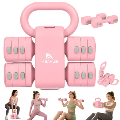 Productafbeelding van Verstelbare Dumbbell 5,5 Kg Roze - Kettlebell Set