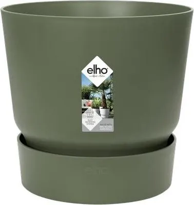 Obrázok produktu pre Kvetinác Greenville okrúhly zelený - Ø14cm x V13cm - Moderný kvetinác pre