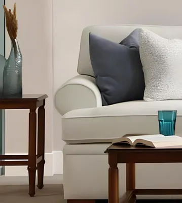 Produktbild von Modulares Ecksofa in L-Form – Elegant in Weiß für Ihr Wohnzimmer