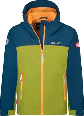 Produktbild von Trollkids Kinder Telemark Regenjacke pear green 122