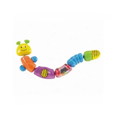 Produktbild von Fisher-Price Raupe Gliederrassel FNB, bunt, aus Kunststoff, mit Beißhilfe und Rassel, ab 6 Monate, 48x35x35,6 cm