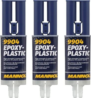Produktbild von 3x 2K-Epoxidkleber für Kunststoffteile Epoxy-Plastic 30 g Typ 9904
