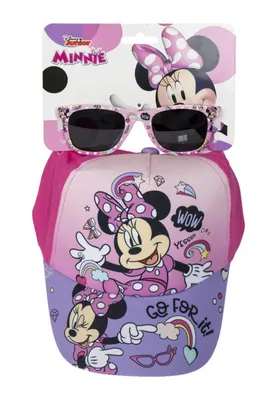Immagine prodotto di Set Disney Minnie Mouse - berretto e occhiali da sole per bambini per le giornate di sole