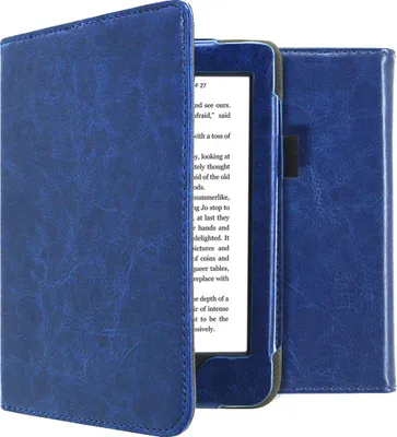Productafbeelding van imoshion Vegan Leather Bookcase voor de Kobo Nia - Donkerblauw