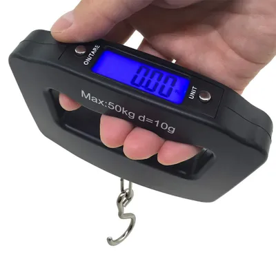 Productafbeelding van 50kg/10g LCD Digitale Hangweegschaal voor reizen en huisgebruik