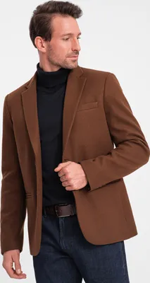 Obrázek produktu pro Ombre Clothing Pánské formální sako Orrian čokoládová L