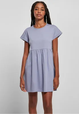 Image de Urban Classics Ladies Organic Empire Valance Tee Dress violablue - XL