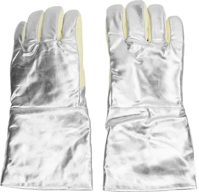 Image de Gants résistants à la chaleur 500 °C – anti-brûlures, résistants à l'abrasion, pouce renforcé, gants de travail pour aciéries, fonderies et cuisson
