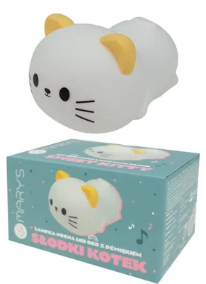Image de Veilleuse LED RVB Chat mignon