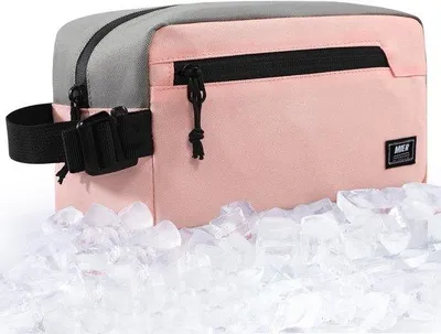 Produktbild von Kleine Isolierte Lunchbox, Rosa/Grau, für Schule, Arbeit, Reisen