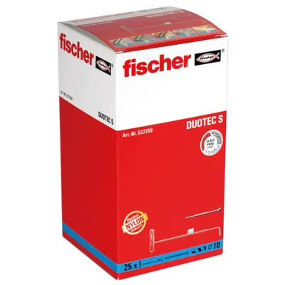 Produktbild von Fischer 25-tlg. Kippdübel-Set Nylon DUOTEC 10 S
