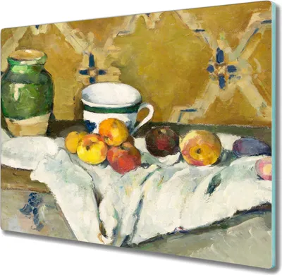 Produktbild von Coloray Schneidebrett Herdabdeckplatte 60x52 cm Kochplattenabdeckung Hackbrett Küchenbrett - Obst Stillleben