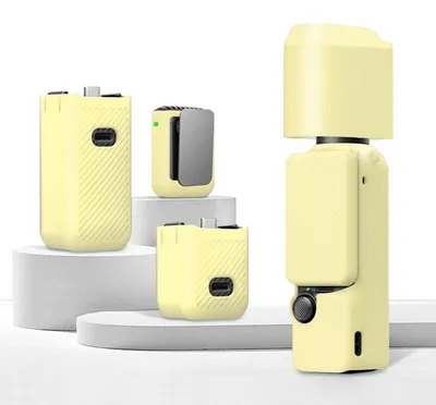 Obrázek produktu pro Pro DJI OSMO Pocket 3 6 v 1 Silikonový ochranný kryt TPU (žlutý)