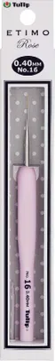 Image de Crochet ETIMO Rose avec manche souple, 0,40 mm, 1 pièce