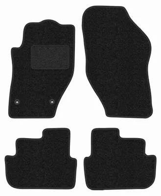 Produktbild von Velours-Fußmatten für Peugeot 308 CC 2007-2013 (Cabrio) – 4-tlg, Anthrazit, passgenau – Wielganizator ANTHRA