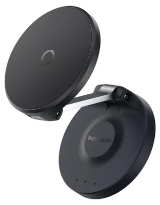 Image de Baseus, support magnétique pour smartphone MagPro pliable, noir