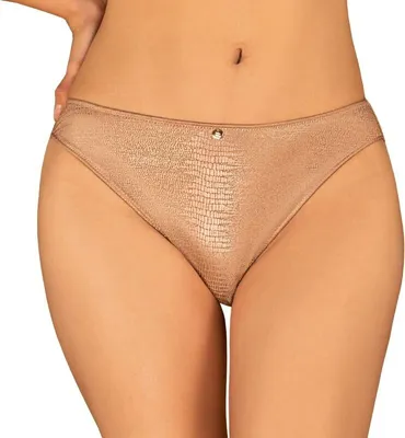 Zdjęcie produktu dla Obsessive - Seksowne Figi Filipinki Do Bikini Złote L