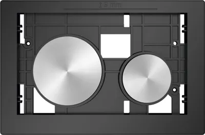 Produktbild von TECE Loop modulair bedieningspaneel geborsteld rvs excl. front voor TECE Profil