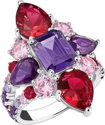 Thomas Sabo TR2441-477-7 Damenring Beerenfarbig 1