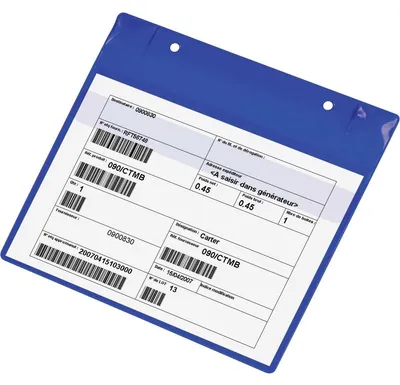Produktbild von DJOIS Kennzeichnungstasche Neodym 170131 A5 bl 5 St./Pack.