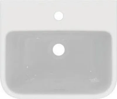Obrázok produktu pre Umývadlo s ručným umývaním i.life B s prepadom 1 otvor pre batériu 450x380x180 mm biela 450 x 380 x 180 mm biela