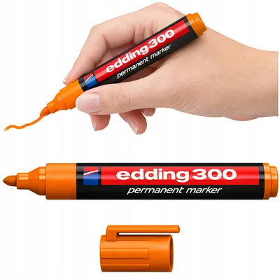 Produktbild von Edding Permanentmarker Orange Rundspitze 1,5-3mm