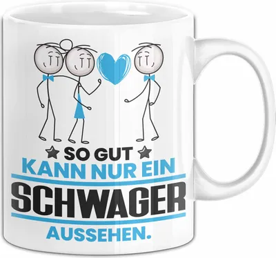Produktbild von Schwager Geschenk Tasse So Gut Kann Nur Ein Schwager Aussehen Geschenkidee Kaffee-Becher (Weiß)