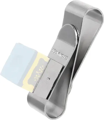 Produktbild von Edelstahl Queue Kreide Clip Snooker Billard Kreide Halter Pool Queue Magnetische Kreide Halter mit Clip