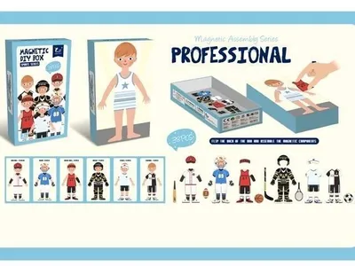 Obrázok produktu pre Magnetické puzzle - športovec