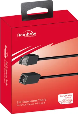 Immagine prodotto di Cavo di prolunga Rainbow Snes Mini Rosso Rosso Taglia Unica