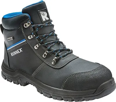 Produktbild von RUNNEX® S3 Sympatex®-Sicherheitsschnürstiefel SPECIAL STAR, Schwarz/Blau