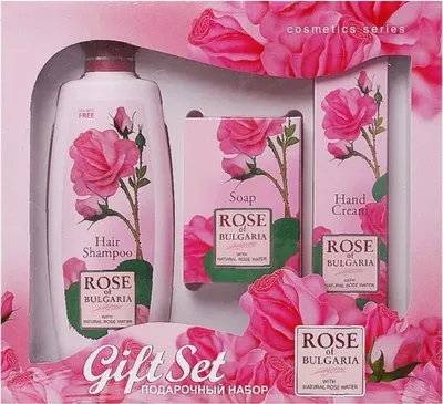 Produktbild von Biofresh Rose of Bulgaria Haar Shampoo 330ml & Seife 100g & Hand Creme 75ml